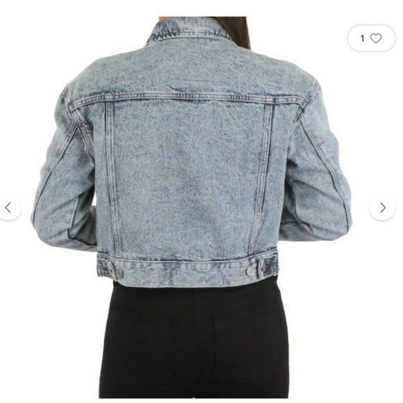 Avec Les Filles Acid Wash Jean Jacket - Picture 3 of 15